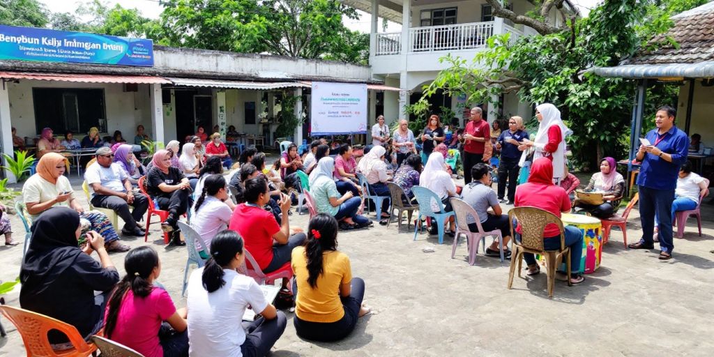 Kegiatan pemberdayaan masyarakat di Bengkulu Tengah.