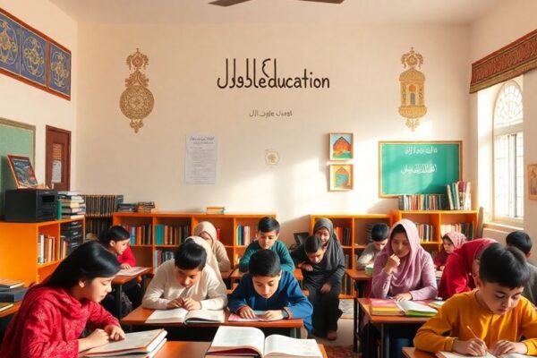 Kelas dengan siswa belajar dalam suasana yang tenang.